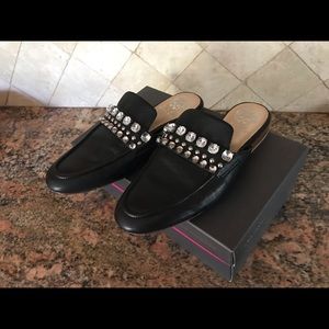 Vince Camuto mules shoes flats rhinestones 8.5